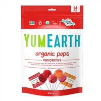Yum Earth Non-GMO Organic Pops Assorted