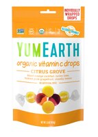 Yum Earth Non-GMO Organic Vitamin C Drops Citrus Grove
