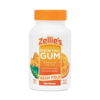 Zellie's 100% Xylitol Sugar Free Chewing Gum Fresh Fruit