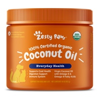 Zesty Paws Organic Coconut Oil Liquid Skin & Coat Dog Supplement