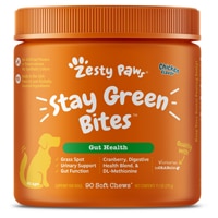 Zesty Paws Stay Green Bites Digestive Dog Supplement Chicken