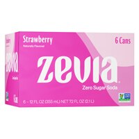 Zevia Non-GMO Zero Calorie Soda Strawberry