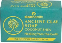 093141102672 - Zion Health  Ancient Clay Bar Soap Coconut Shea -- 6 oz