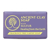 093141102184 - Zion Health  Ancient Clay Bar Soap with Sulfur Fragrance Free -- 1 oz