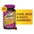 Nature's Way Alive! Hair Skin & Nails Gummies - Biotin Collagen Vitamins C & E