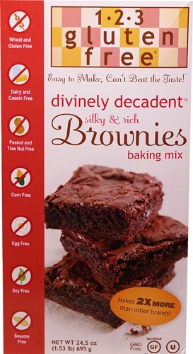 123 Gluten Free Divinely Decadent™ Brownies -- 24.5 oz