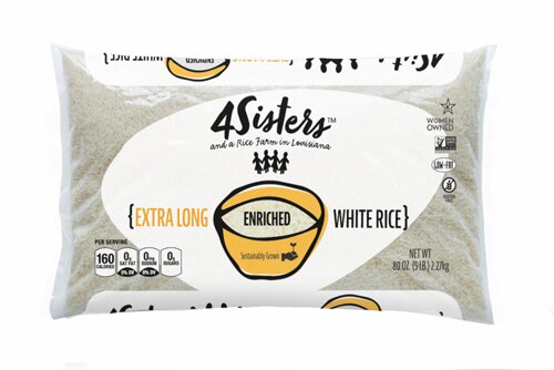 4Sisters Non-GMO Enriched Extra Long Grain White Rice