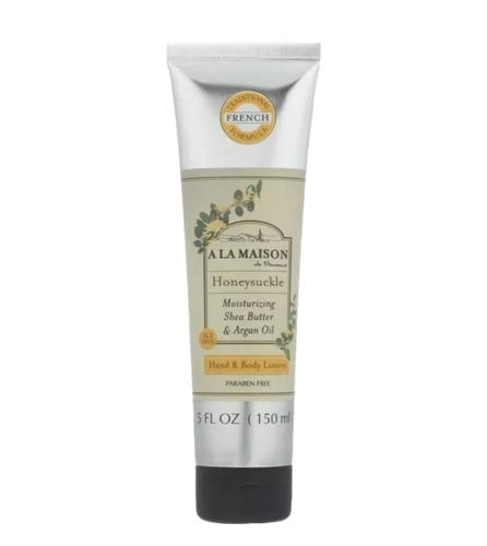 A La Maison Moisturizing Hand & Body Lotion with Shea Butter & Argan Oil Honeysuckle