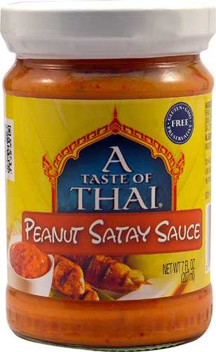 A Taste of Thai Peanut Satay Sauce -- 7 fl oz