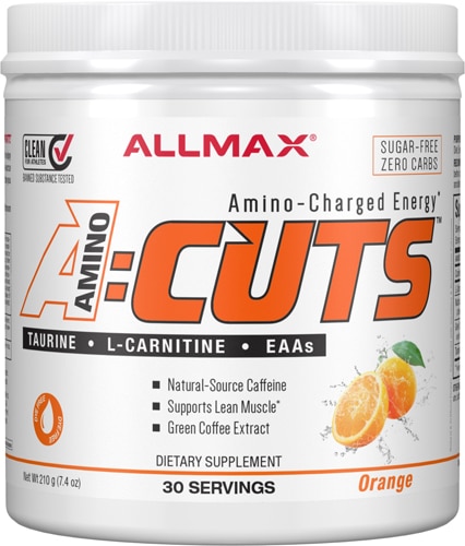 ALLMAX Nutrition A-Cuts Amino-Charged Energy Drink Arctic Orange