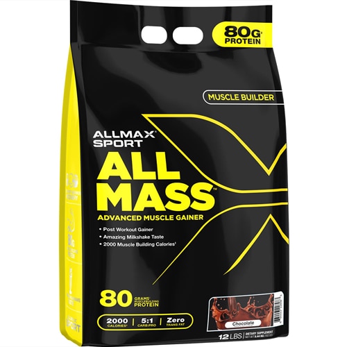 ALLMAX Nutrition AllMass Sport Weight Gainer Chocolate