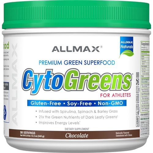 ALLMAX Nutrition CytoGreens For Athletes Chocolate