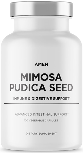 AMEN Mimosa Pudica Seed - Herbal Intestinal Parasite Cleanse -- 120 Vegetable Capsules