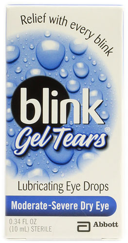 AMO Blink Gel Tears® Lubricating Eye Drops -- 0.34 fl oz