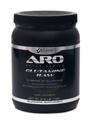 Aro-Vitacost Black Series Glutamine Raw Unflavored 5 G - 2.2 lb (1 kg)