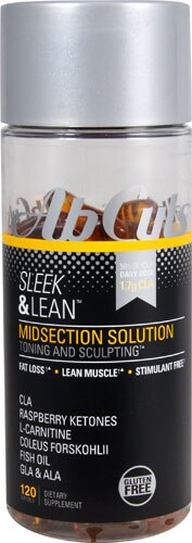 Ab Cuts Sleek &amp; Lean™ Midsection Solution -- 120 Softgels