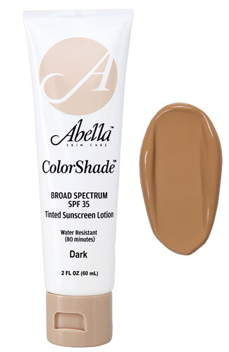 Abella Skin Care ColorShade™ Tinted Sunscreen Lotion SPF 35 Dark -- 2 fl oz