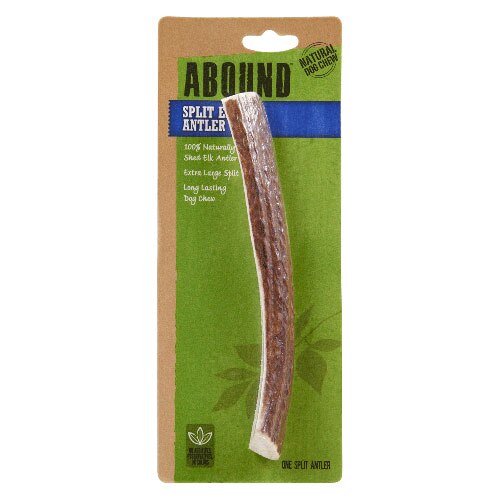 Abound Split Elk Antler Natural Dog Chew -- 1 Dog Treat
