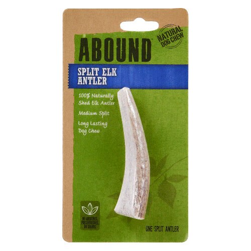 Abound Split Elk Antler Natural Dog Chew -- 1 Dog Treat
