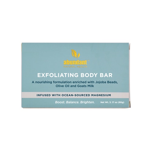 Abundant Natural Health Magnesium Exfoliating Body Bar Soap