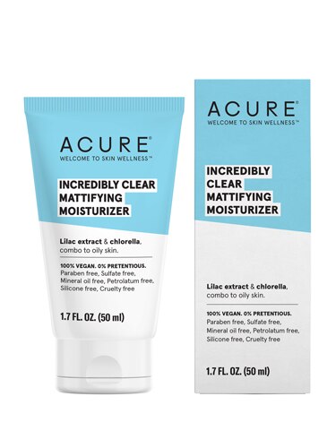 Acure Incredibly Clear Mattifying Moisturizer -- 1.7 fl oz
