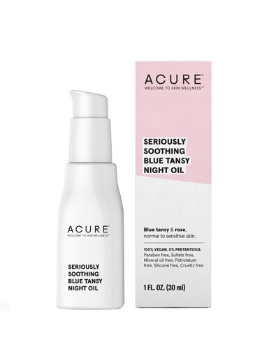 Acure Seriously Soothing Blue Tansy Night Oil -- 1 fl oz