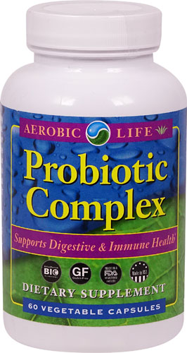 Aerobic Life Probiotic Complex -- 60 Vegetable Capsules