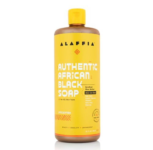 Alaffia Authentic African Black Soap All-in-One - Unscented