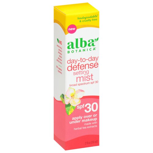 Alba Botanica Day-to-Day Defense Setting Mist SPF 30 -- 2 fl oz