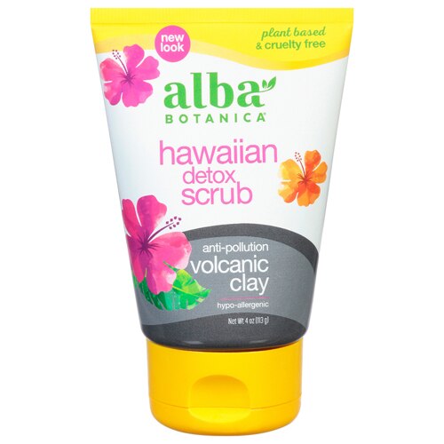 Alba Botanica™ Hawaiian Detox Scrub Volcanic Clay -- 4 oz