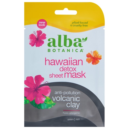 Alba Botanica™ Hawaiian Detox Sheet Mask Volcanic Clay -- 1 Mask