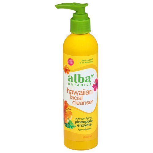 Alba Botanica Hawaiian Pineapple Enzyme Facial Cleanser -- 8 fl oz