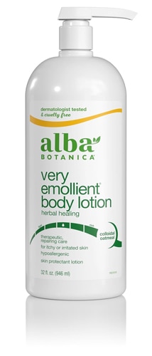 Alba Botanica Very Emollient Body Lotion Herbal Healing