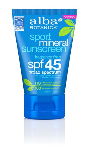 Alba Botanica Very Emollient™ Sunscreen Sport SPF 45 -- 4 fl oz