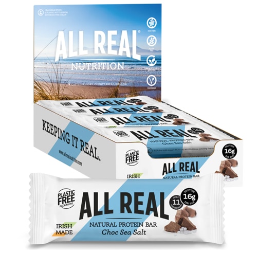 All Real Natural Protein Bar Chocolate Sea Salt