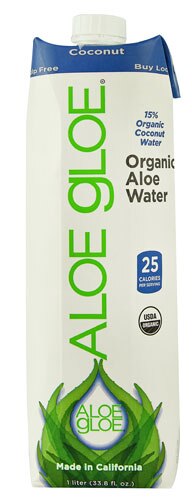 Aloe Gloe Organic Aloe Water Coconut -- 33.8 fl oz