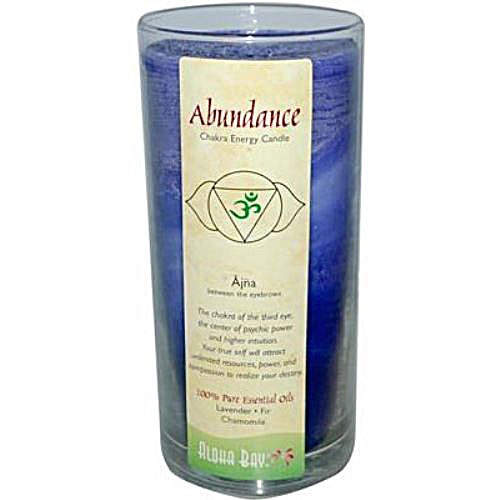 Aloha Bay Chakra Candle Jar Abundance Lavender Chamomile