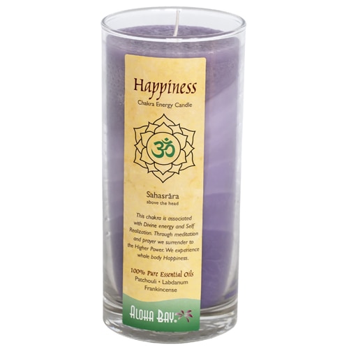 Aloha Bay Chakra Candle Jar Happiness