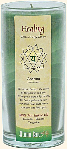 Aloha Bay Chakra Candle Jar Healing Lavendin