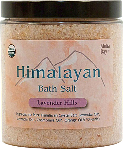 Aloha Bay Himalayan Bath Salt Lavender Hills -- 24 oz