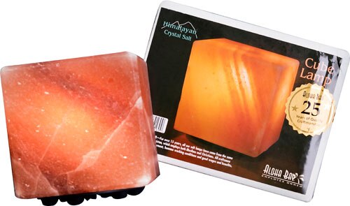Aloha Bay Himalayan Salt Cube Lamp -- 1 Lamp