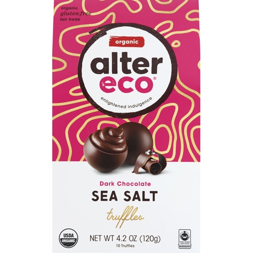 Alter Eco Truffles Dark Chocolate Sea Salt -- 4.2 oz