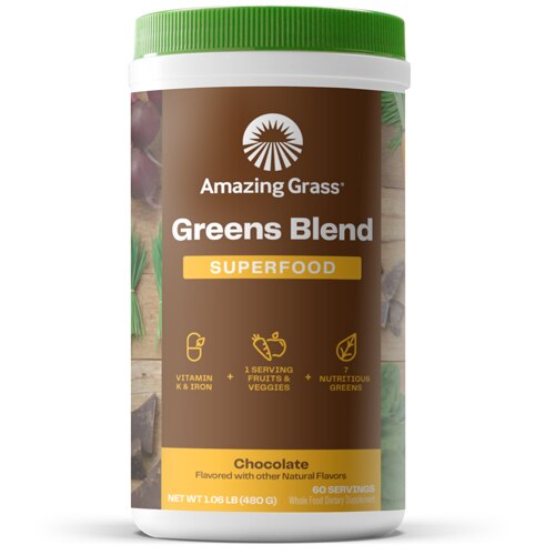 Amazing Grass Greens Blend Powder Chocolate