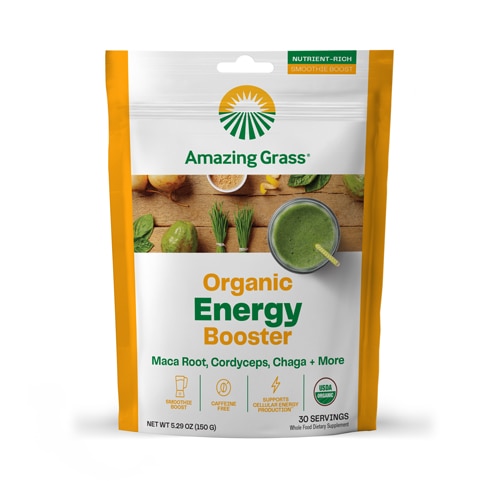 Amazing Grass Organic Energy Smoothie Booster -- 30 Servings