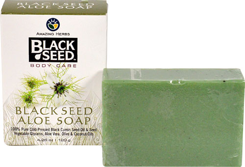 Amazing Herbs Black Seed Aloe Soap -- 4.25 oz