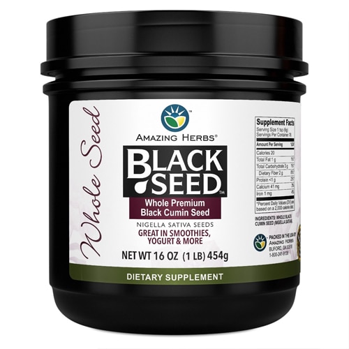 Amazing Herbs Whole Black Seed™ -- 16 oz