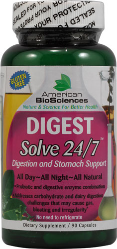 American BioSciences DIGESTSolve 24-7™ -- 90 Capsules