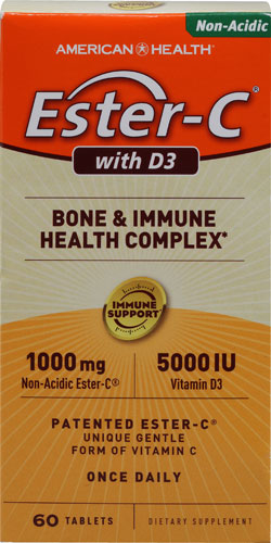 American Health Ester-C® with D3 Bone and Immune Health Complex