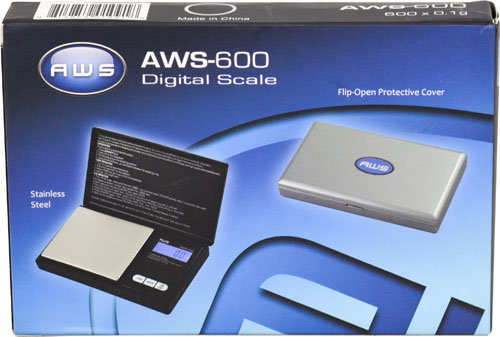 American Weigh Scales AWS-600 Digital Pocket Scale Black -- 1 Scale
