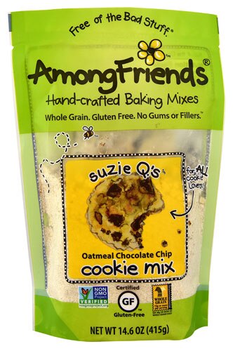 Among Friends Gluten Free Suzie Q's Cookie Mix Oatmeal Chocolate Chip -- 14.6 oz